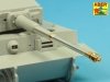 Aber 35L-238 KwK36/L56 88mm barrel for German lateTiger I (1:35)